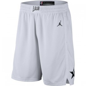 Homme NBA 2018 All Star Shorts Blanc Jordan Swingman